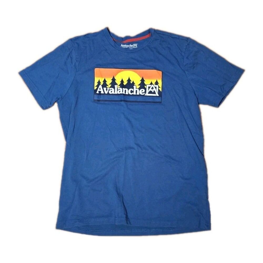 Avalanche Outdoor Supply Co Gorpcore Mountain Graphic Tee Men's Large‎